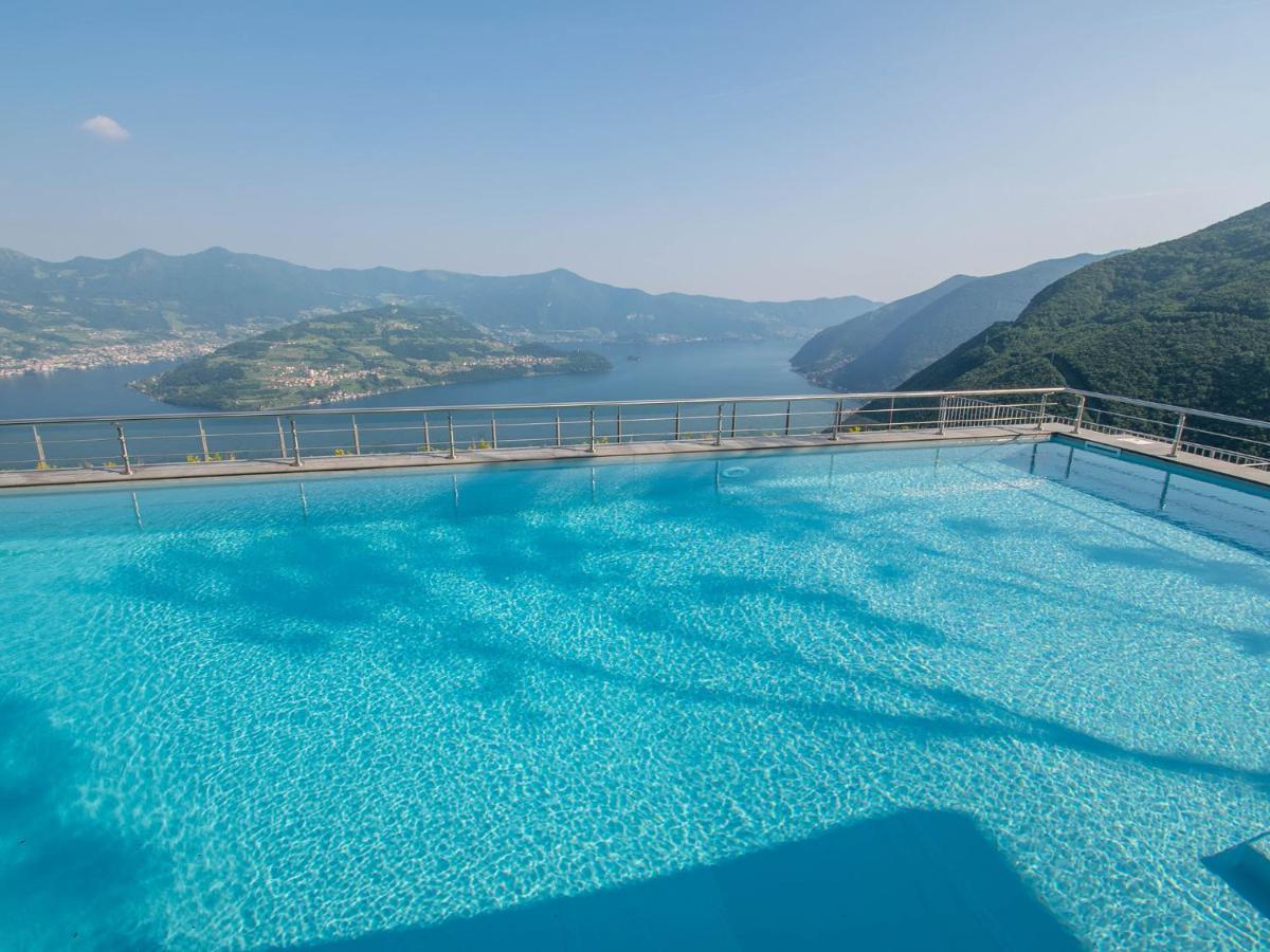 Van Gogh - Beautiful Lake Iseo View And Swimming Pool Parzanica Buitenkant foto