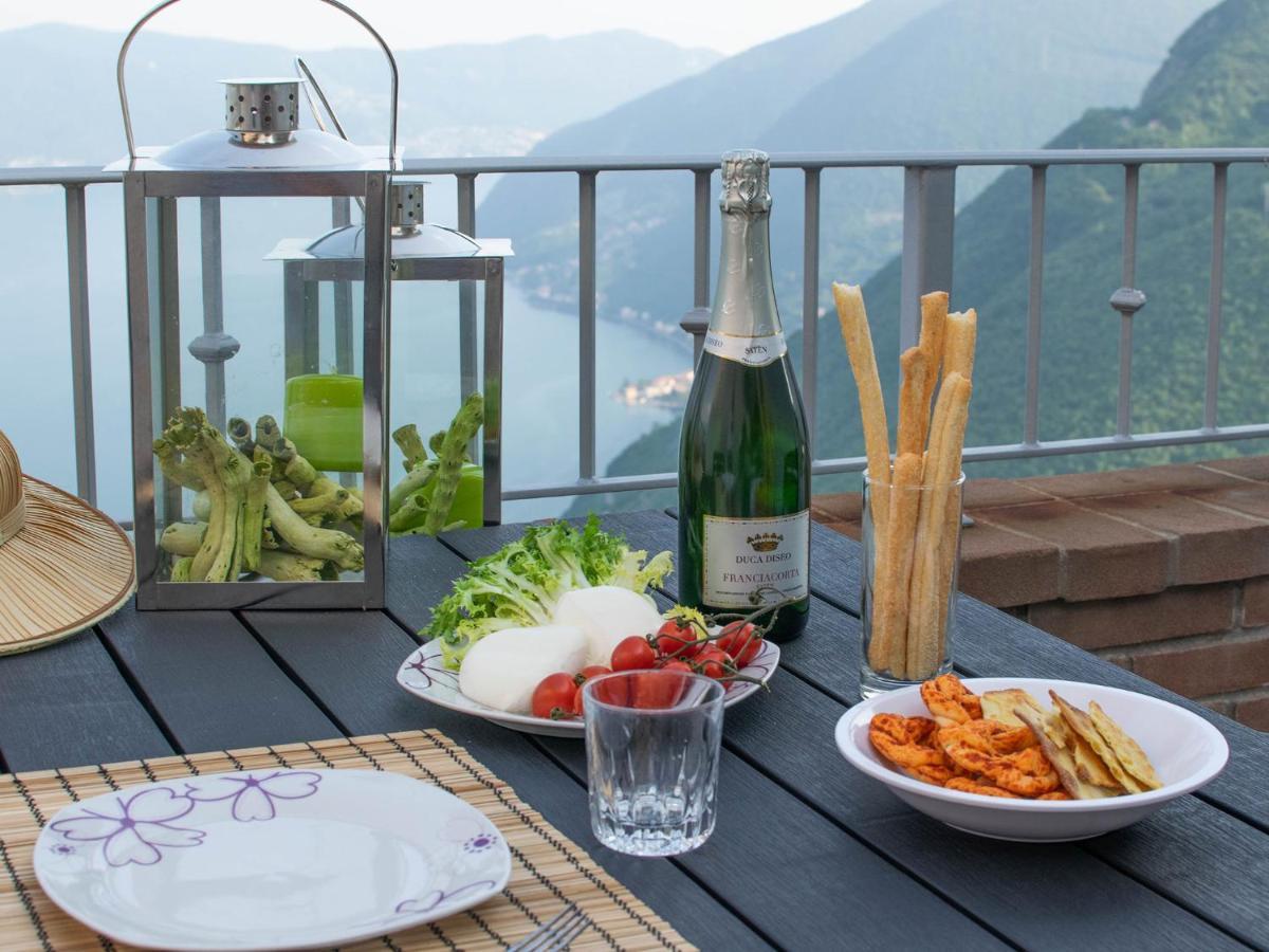 Van Gogh - Beautiful Lake Iseo View And Swimming Pool Parzanica Buitenkant foto